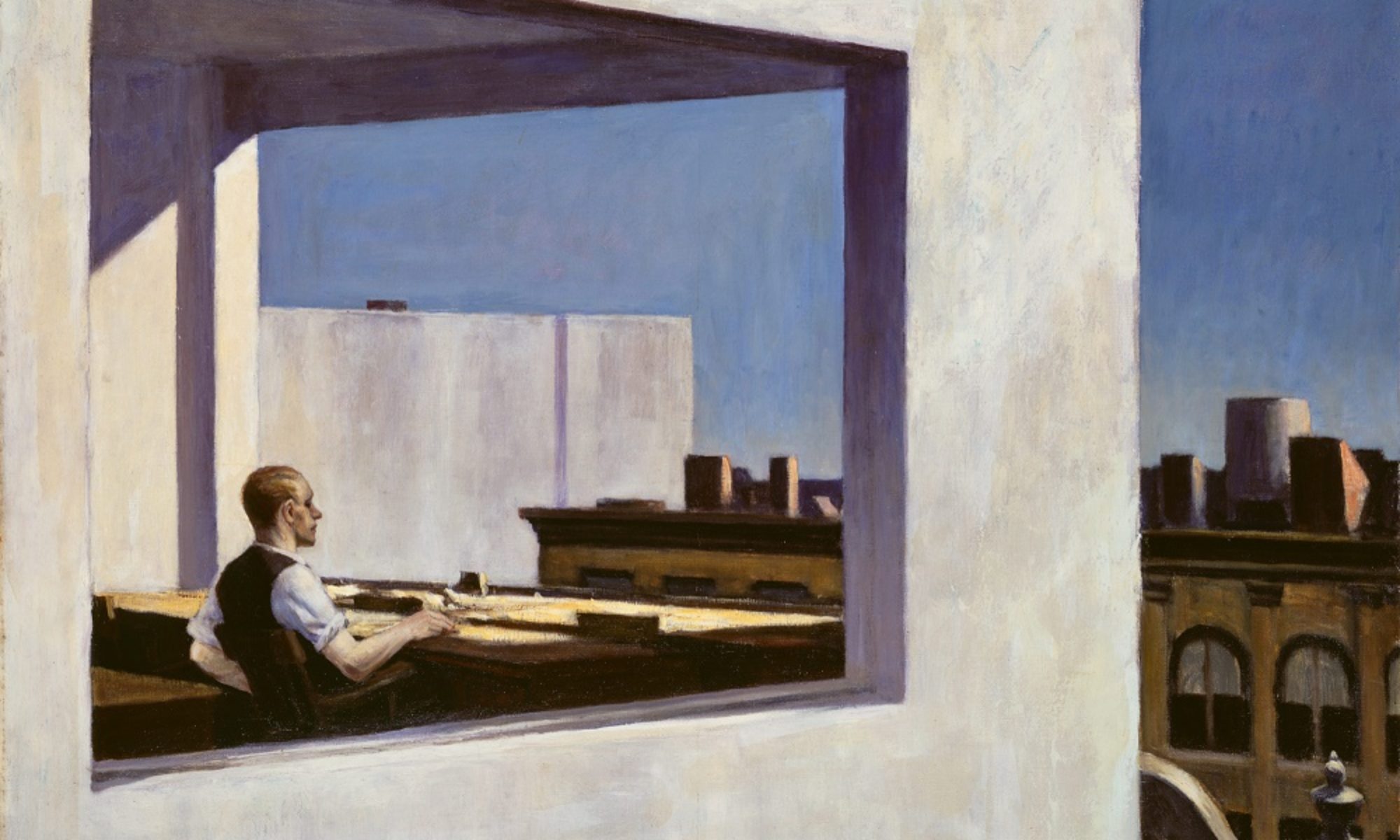 Office in a Small City por Edward Hopper